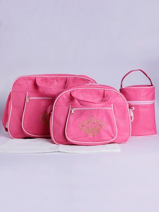 Kit Bolsa Maternidade Rosa Pink