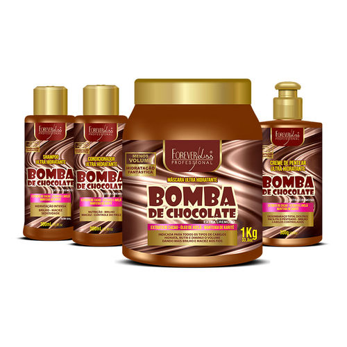 Kit Bomba de Chocolate Profissional Forever Liss