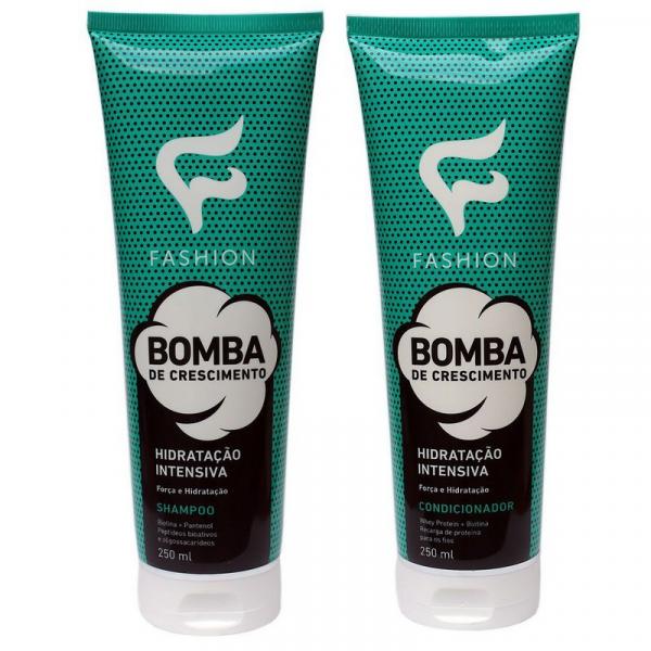 Kit Bomba de Crescimento Fashion (Shampoo 250ml e Condicionador 250ml)