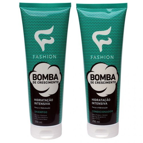 Kit Bomba de Crescimento Shampoo e Condicionador 250ml Fashion
