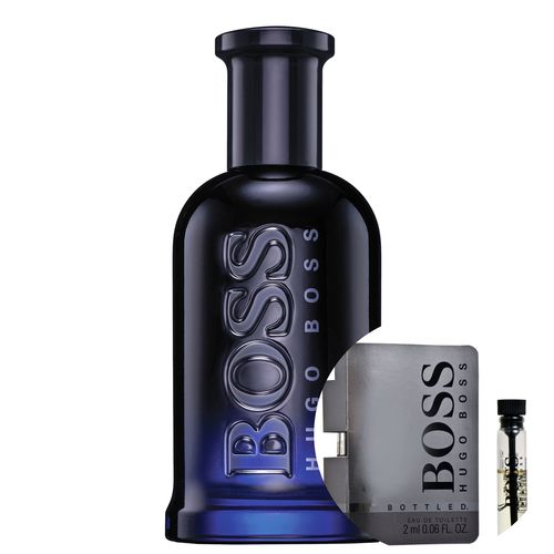 Kit Boss Bottled Night Hugo Boss Edt - Perfume Masculino 100ml+ Hugo Boss Bottled Edt 1,5ml