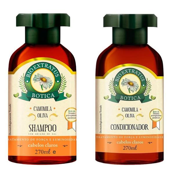 Kit Botica Camomila Shampoo + Condicionador 270ml - Bio Extratus