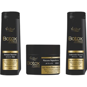 Kit Botox Hair Shampoo 300 Ml+ Condicionador 300 Ml + Máscara 350 G Repositor de Massa para Preenchimento dos Fios