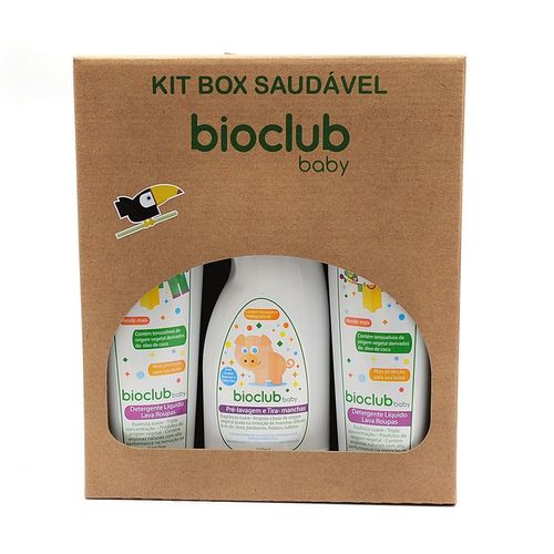 Kit Box Lava Roupas Bioclub Baby