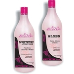 Kit Brumar Escova Progressiva Sem Formol Gloss Redutor + Shampoo 1L