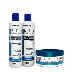 Kit BTX Orghanic Plancton Shampoo, Condicionador e Btx 250g
