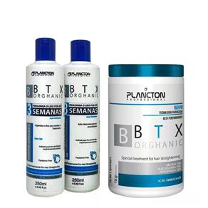 Kit Btx Orghanic Shampoo, Condicionador e Btx