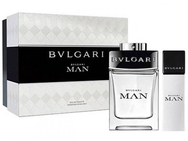 Kit Bvlgari Men 2 Perfumes Masculino - Eau de Toilette 100ml + Perfume 15ml