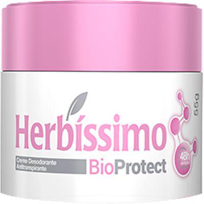 Kit C/6 Desodorante Creme Herbíssimo Hibisco Bio Protect 55g