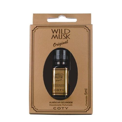 Almíscar Selvagem Wild Musk Óleo Perfumado 5ml Coty Kit C/4
