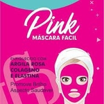 Kit C/10 Máscara Facial Pink Argila Rosa Colageno e Elastina 10g