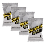 Kit c/ 4 Pacotes Preservativo Blowtex Sensitive c/ 3 Un cada