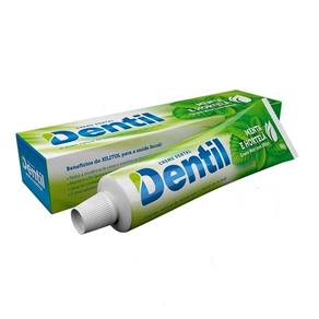 Kit C/6 Creme Dental Sem Flúor Menta e Hortelã 90G Dentil