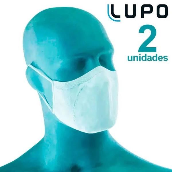 KIT C/6 Mascara Protetora Lupo Dupla Camada Lavável Antimicrobial 36000