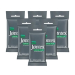 Kit c/ 6 Preservativo JONTEX Lubrificado Confort Plus 6 unidades