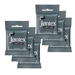 Kit c/ 6 Preservativo JONTEX Lubrificado 3 unidades