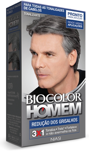 Tonalizante Biocolor Homem Redução dos Grisalhos 40g
