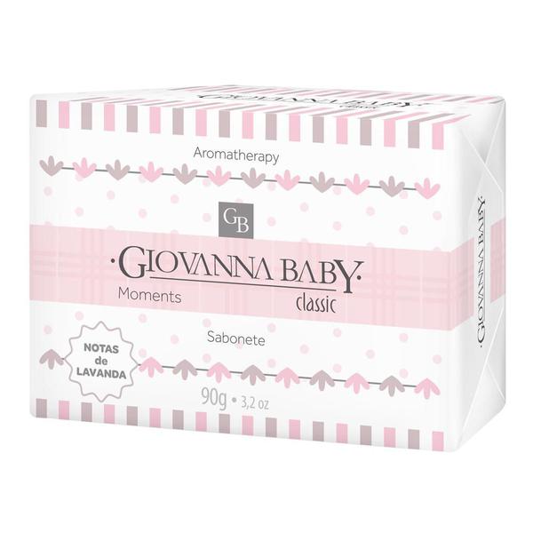 Sabonete Retangular Classic Giovanna Baby Moments 90 G