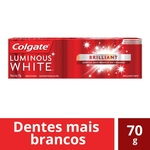 Kit c/ 3 Cremes Dental Colgate Luminous White Brilliant 70g