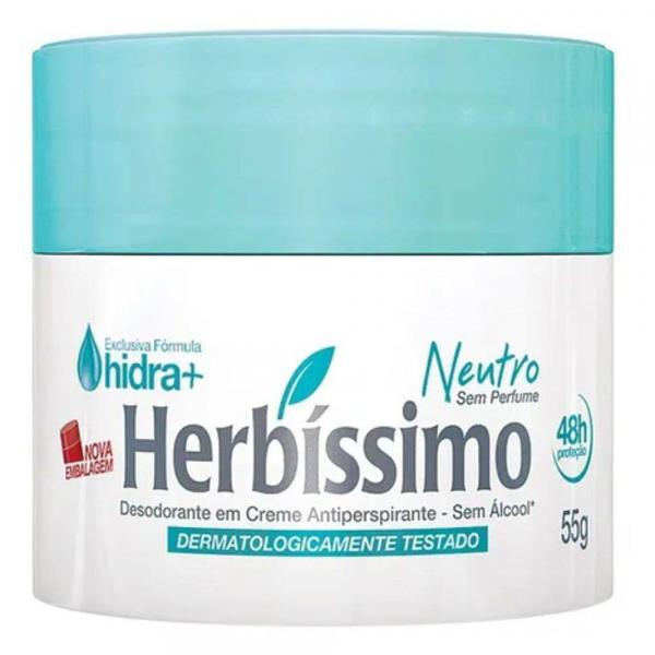 Kit C/3 Desodorante Creme Herbissimo Neutro 55g - Dana