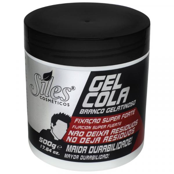 KIt C/3 Gel Cola Branco Gelatinoso Super Forte não Deixa Resíduo 500g - Silles