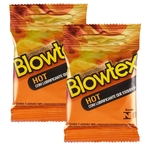 Kit c/ 2 Pacotes Preservativo Blowtex Hot c/ 3 Un Cada