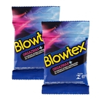 Kit c/ 2 Pacotes Preservativo Blowtex Orgazmax c/ 3 Un Cada