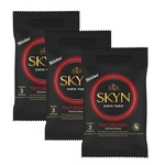 Kit c/ 3 Pacotes Preservativo SKYN Texturizado c/ 3 Un Cada