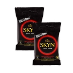 Kit c/ 2 Pacotes Preservativo SKYN Texturizado c/ 3 Un Cada
