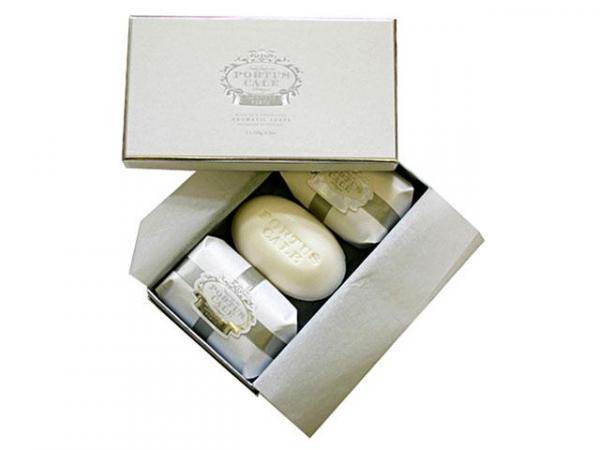 Kit C/ 3 Sabonetes Portus White Silver - Sabonete Perfumado em Barra - Castelbel