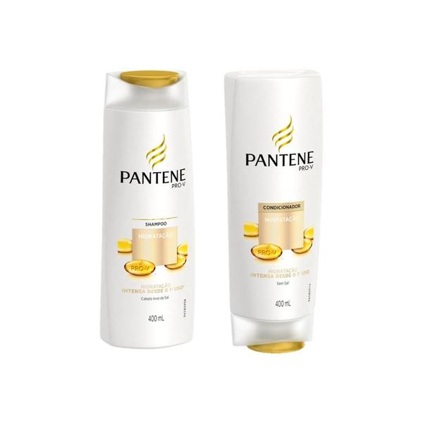 Kit C/ Shampoo + Condicionador Pantene Hidratação 400 Ml