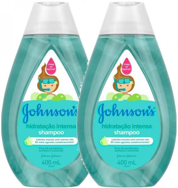 Kit C/ 2 Shampoo Johnson's Baby Hidratação Intensa 400ml