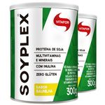 Kit C/ 2 Soy Plex Proteína de Soja Vitafor 300g Baunilha