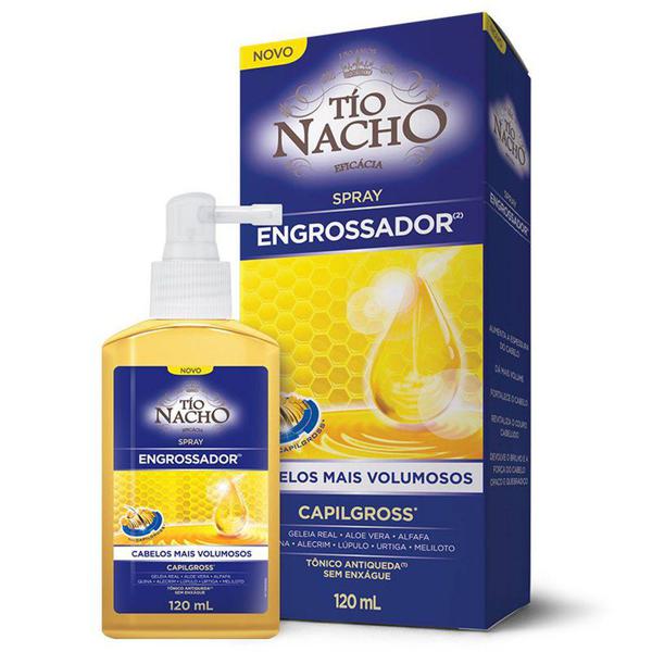 Kit C/3 Spray Engrossador Tio Nacho Cabelos Mais Volumosos 120ml - Gennoma