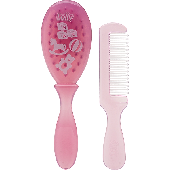 Kit Cabelo Color Rosa - Lolly Baby