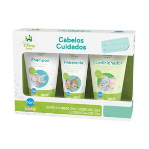Kit Cabelos Cuidados Boni Baby Shampoo 120Ml + Hidratante 60Ml + Condicionador 120Ml Clássicos Disney
