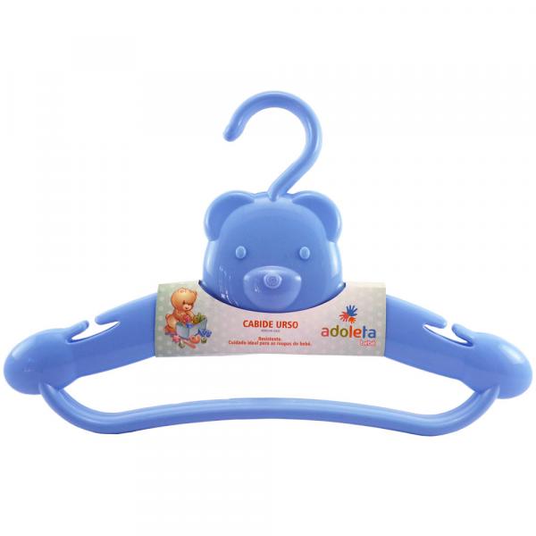 Kit 2 Cabides Urso Azul - Adoleta Bebê