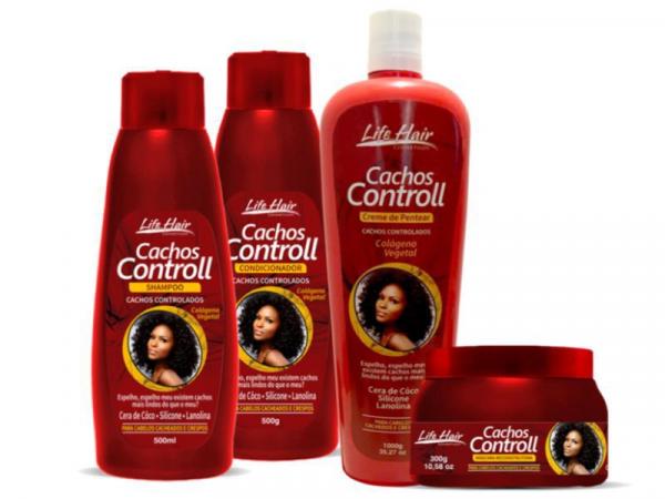 Kit Cachos Controll Life Hair Cabelo Crespo Completo