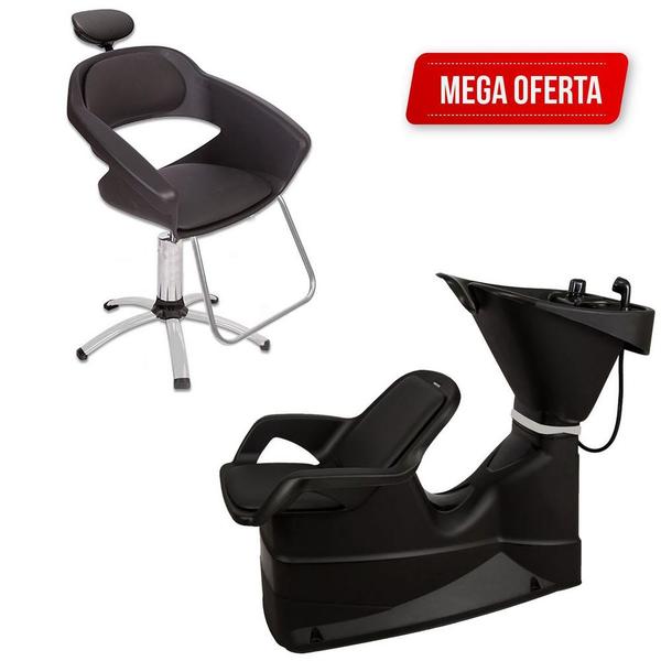 Kit Cadeira Primma e Lavatório Reclinável Dompel + Garantia