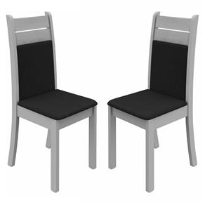 Kit 2 Cadeiras de Jantar 4231 Madesa - Branco