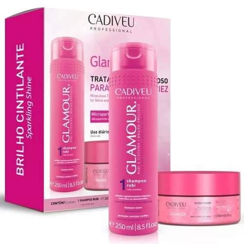 Kit Cadiveu Glamour Shampoo + Mascara - Tratamento Milagroso
