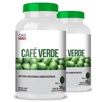 Kit 2 Café Verde com Vitamina C 60 Cápsulas da Chá Mais