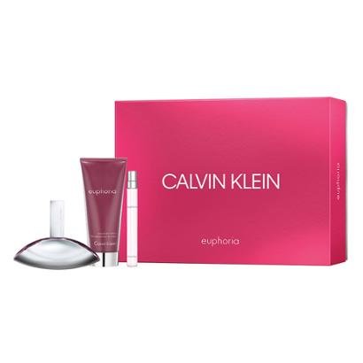 Kit Calvin Klein Euphoria Perfume Feminino EDP + Miniatura + Loção Corporal
