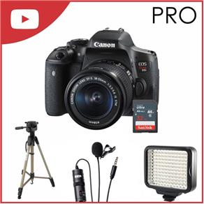 Kit Câmera Canon T6i Youtuber Pro