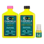 Kit Camomila Lola Cosmetics - Shampoo + Condicionador + Óleo