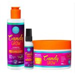 Kit Candy Grow Shampoo Máscara E Tônico Phinna