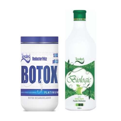 Kit Capilar Botox Matizante Platinum 1Kg Shampoo Limpeza 1 L