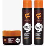 Kit Capilar Café Bomba 4 Shampoo 4 Condicionador 4 Mascara