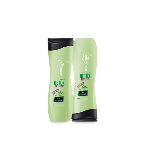 Kit Capilar DetoxTerapia Monange Shampoo e Condicionador 325ml