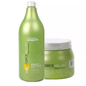 Kit Capilar Loreal Force Relax Nutri Control Profissional
